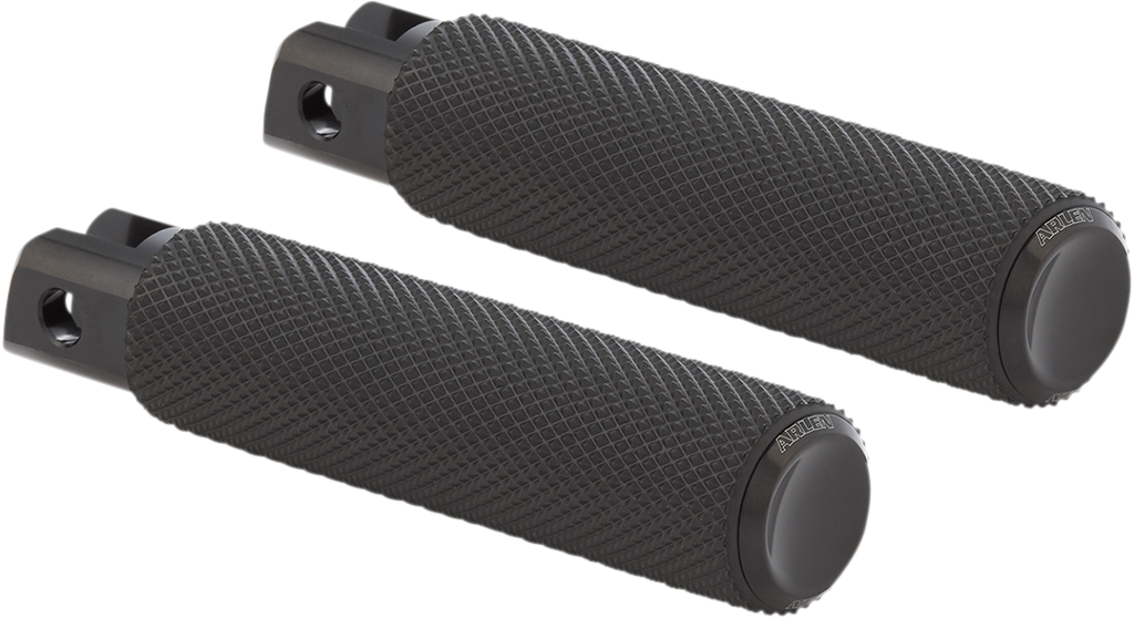 ARLEN NESS Passenger Knurled Footpegs - Black - FXDR 07-942
