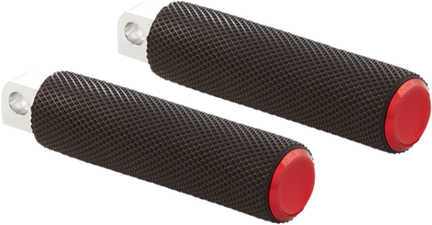 ARLEN NESS Knurled Footpegs - Red - FXDR 07-954
