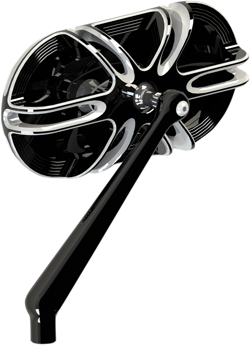 ARLEN NESS Deep Cut Mirror - Black - Left 13-164