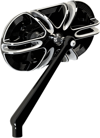 ARLEN NESS Deep Cut Mirror - Black - Left 13-164