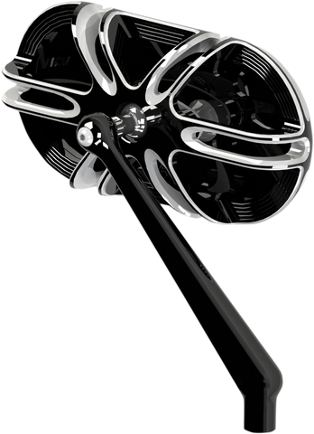ARLEN NESS Deep Cut Mirror - Black - Right 13-166