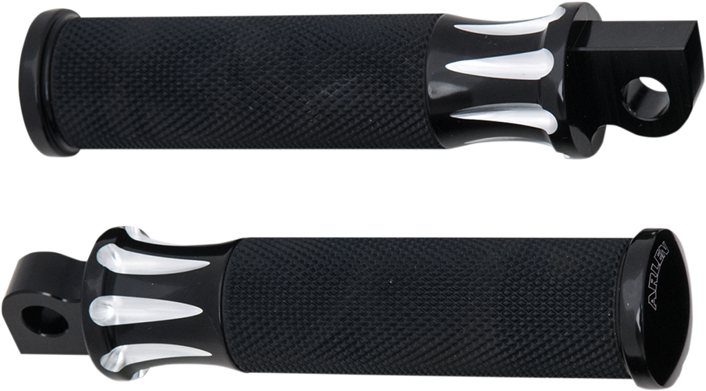 ARLEN NESS Footpegs - Deep Cut - Black 07-909