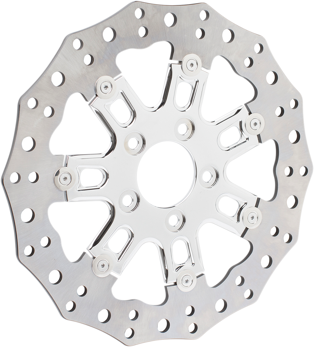 ARLEN NESS Front Rotor - 7 Valve - 11.8" - Chrome 33-10302-202
