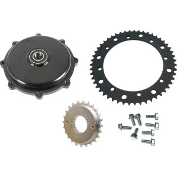 DRAG SPECIALTIES 1210-2663 Conversion Sprocket Kit - Black - '09-'16