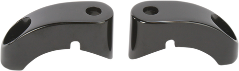 ARLEN NESS Front Turn Signal Mounts - 39mm Forks - Black 12-738