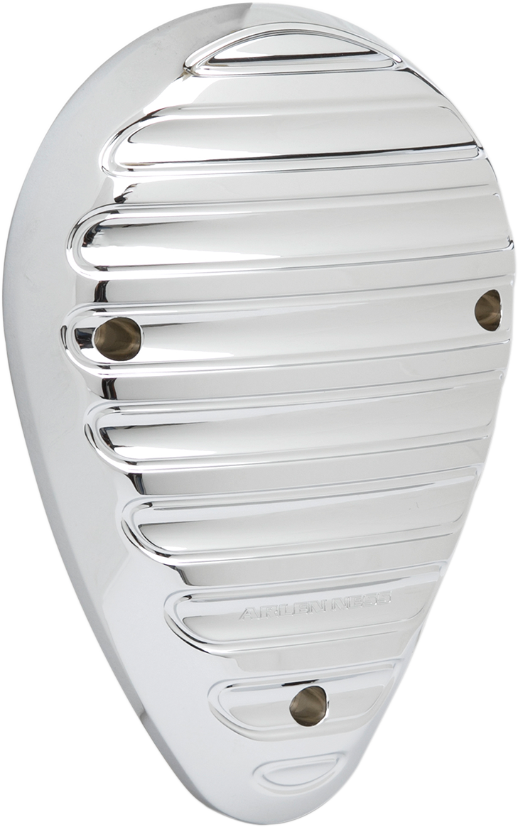 ARLEN NESS Finned Horn Cover - Chrome I-1239