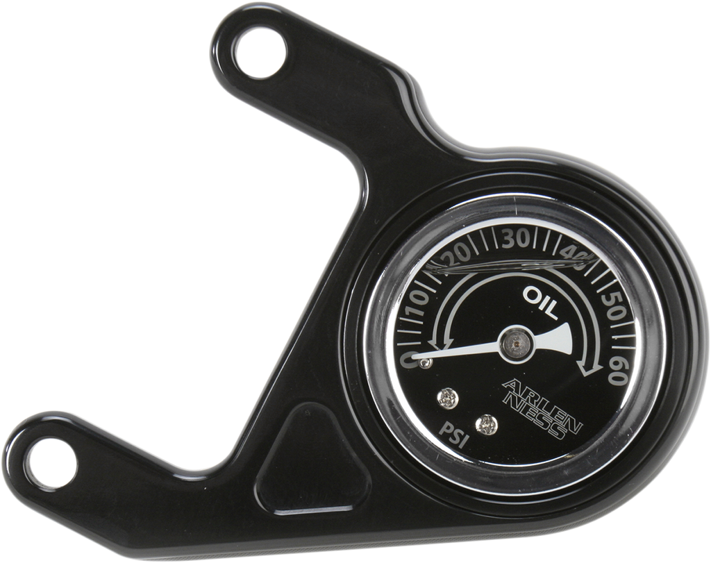 ARLEN NESS Oil Pressure Gauge Kit - Radius - Black 15-676