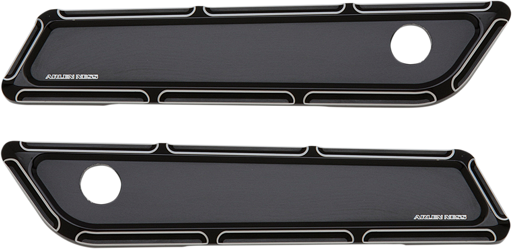 ARLEN NESS Beveled Latch Cover - Black 03-585