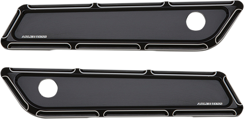 ARLEN NESS Beveled Latch Cover - Black 03-585