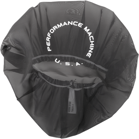 PERFORMANCE MACHINE (PM) Pull Over Rain Sock - Black - Jet Air Cleaners 0206-0166