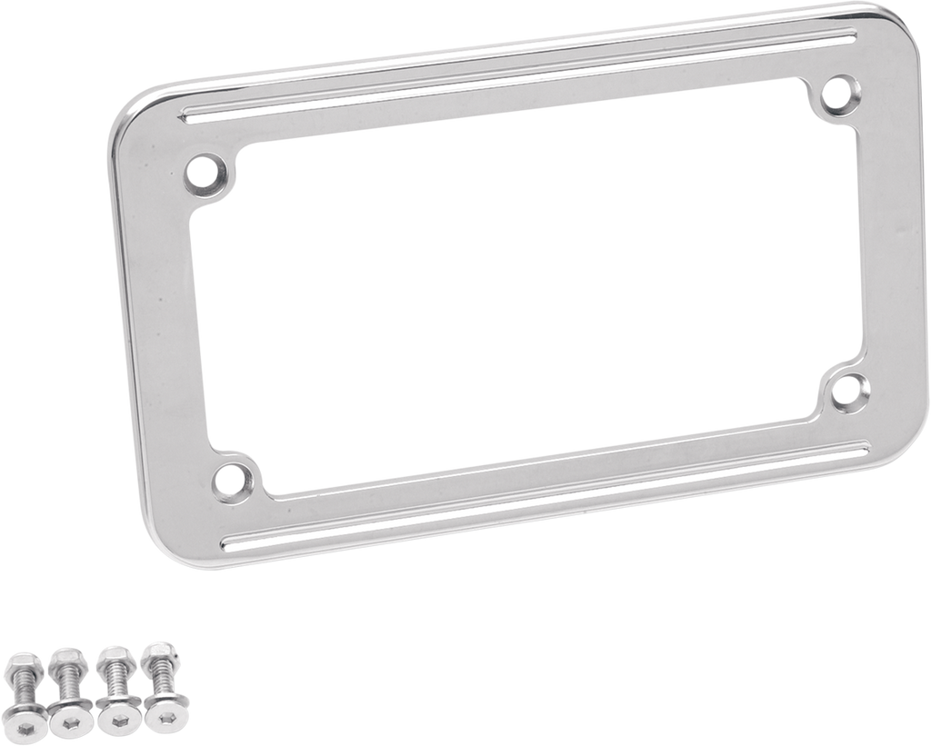 DRAG SPECIALTIES License Plate Frame - Chrome 083028