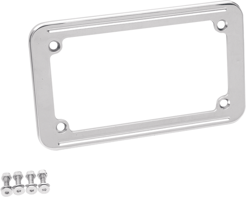DRAG SPECIALTIES License Plate Frame - Chrome 083028