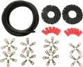 DRAG SPECIALTIES Custom Battery Cable Kit - Harley Davidson - Black E25-0092BK