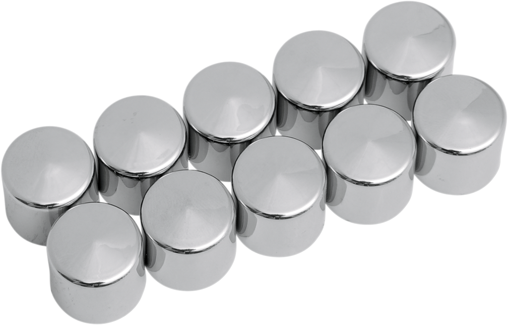 DRAG SPECIALTIES Bolt Covers - Hex - Deep - 9/16" - Chrome - 10 Pack 352059