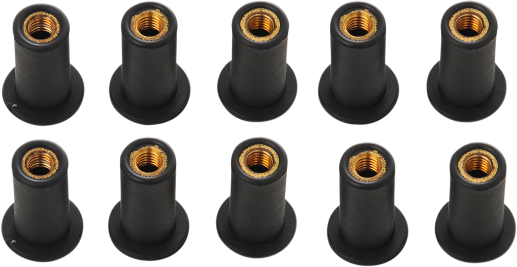 DRAG SPECIALTIES Nuts - Well - #10-32 - 10-Pack 62308