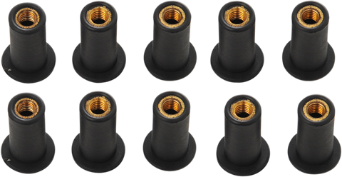 DRAG SPECIALTIES Nuts - Well - #10-32 - 10-Pack 62308