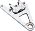 PERFORMANCE MACHINE (PM) Single Disc Caliper - Front - Chrome - Springer 00-07 1230-0017-CH