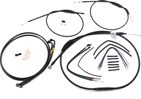 BURLY BRAND Control Kit - 12" Ape Hanger Handlebars B30-1202