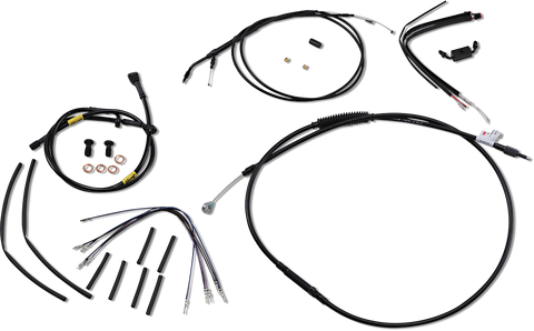 BURLY BRAND Handlebar Cable and Brake Line Kit - 16" Wide Glide Gorilla Handlebars B30-1216