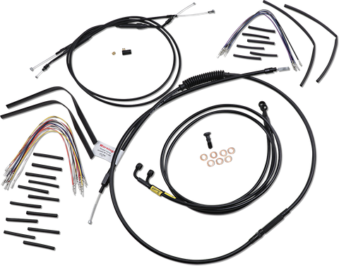 BURLY BRAND Control Kit - 12" Ape Hanger Handlebars B30-1192
