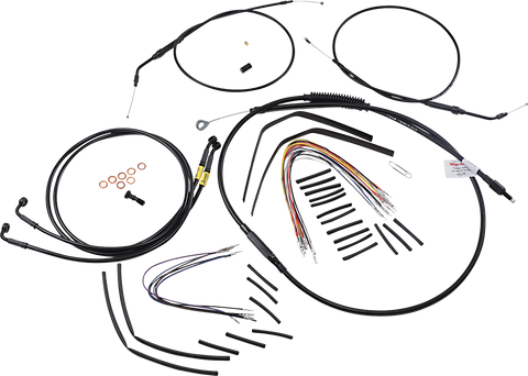 BURLY BRAND Control Kit - 12" Ape Hanger Handlebars B30-1197