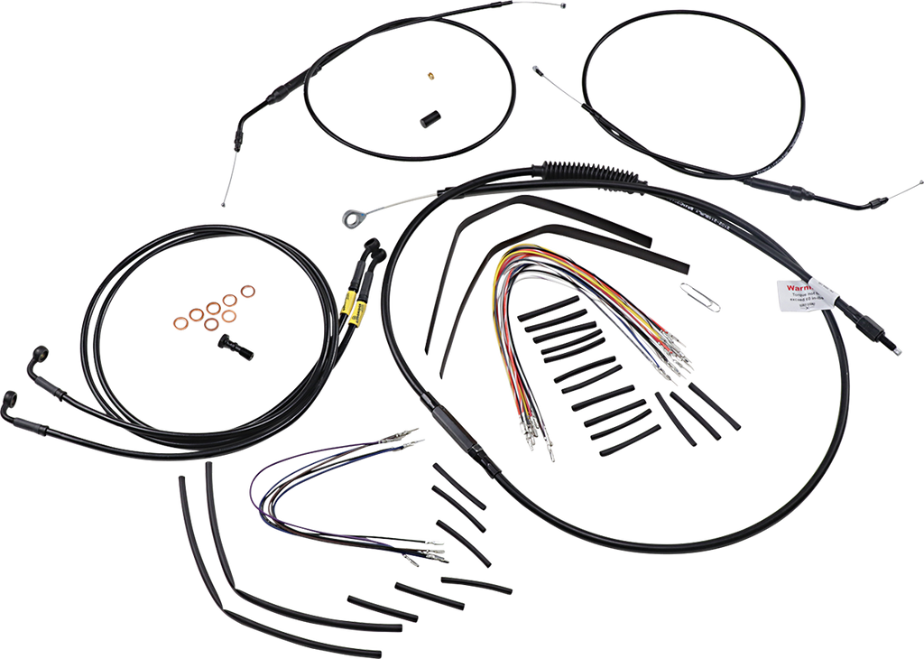 BURLY BRAND Control Kit - 12" Ape Hanger Handlebars B30-1197