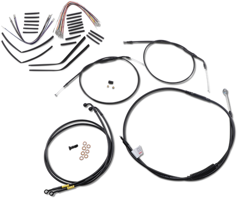 BURLY BRAND Control Kit - 14" Ape Hanger Handlebars B30-1198