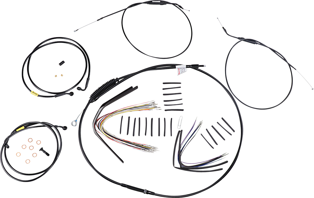 BURLY BRAND Control Kit - 16" Ape Hanger Handlebars B30-1199