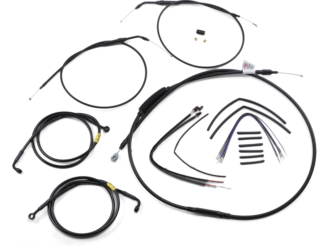 BURLY BRAND Control Kit - 14" Ape Hanger Handlebars B30-1203