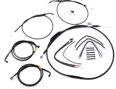 BURLY BRAND Control Kit - 14" Ape Hanger Handlebars B30-1203