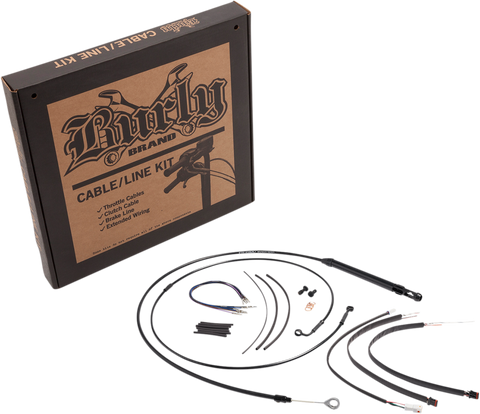 BURLY BRAND Control Kit - 18" Gorilla Handlebars - Black B30-1248