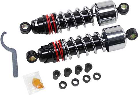 BURLY BRAND Slammer Plus Shocks - Chrome - XL B28-1205