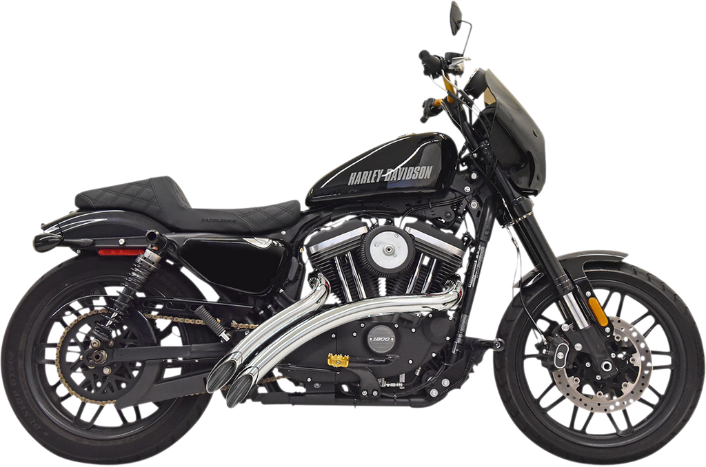 BASSANI XHAUST Radial Sweepers Exhaust System - Chrome 1X3FC