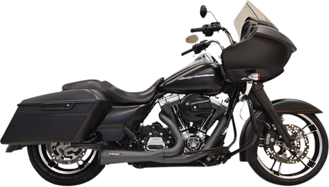 BASSANI XHAUST 2:1 Short Exhaust - Black 1F52RB