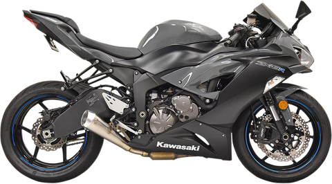 BASSANI XHAUST ZX-6R Slip-On - Stainless Steel 5Z627