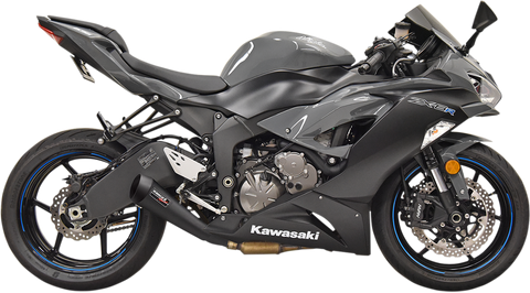 BASSANI XHAUST ZX-6R Slip-On - Black 5Z627B