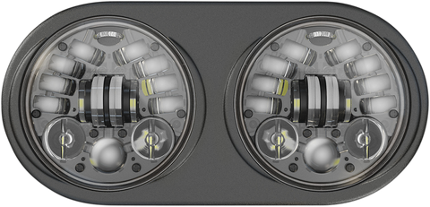 CUSTOM DYNAMICS Adaptive LED Headlamps - Harley Davidson - Black PB-RG13A-B