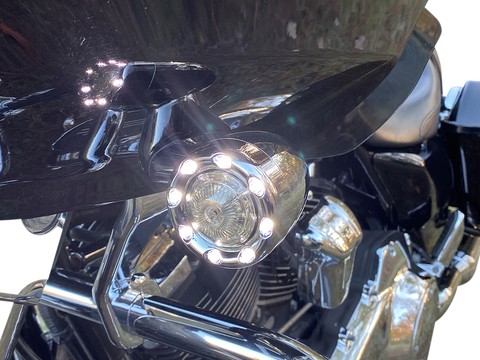 CUSTOM DYNAMICS Bullet Turn Signal 1157 - Chrome - Smoke Lens PB-BR-AW-57-CS