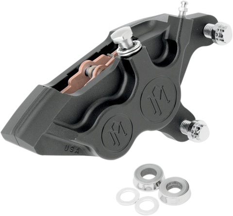 PERFORMANCE MACHINE (PM) 4-Piston Caliper - Front Right - Black Ops* - 11.5" 0053-2920-SMB