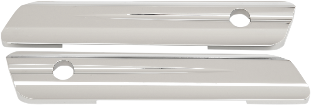 DRAG SPECIALTIES Hinge Covers - Chrome - FL '14-'23 S77-0149C