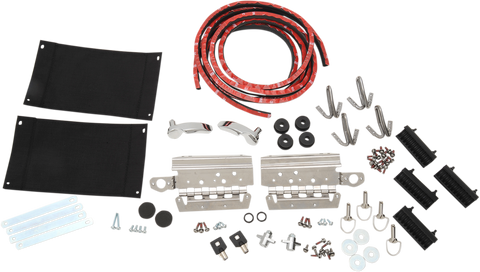 DRAG SPECIALTIES Saddlebag Lid Complete Hardware Kit - FL '14-'23 S77-0150K