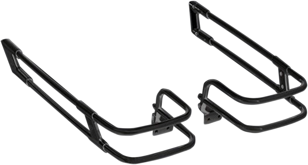 DRAG SPECIALTIES Saddlebag Guard Rails - Black - FL '14-'23 21037B