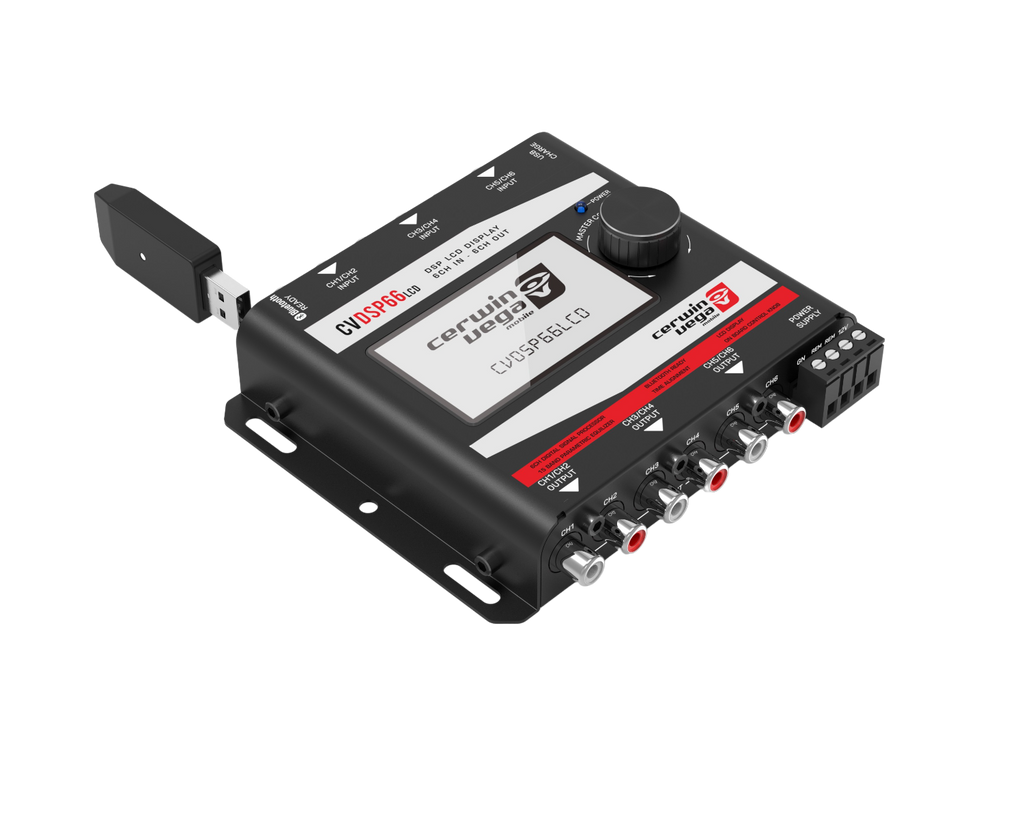 6-Channel Digital Signal Processor with LCD Display