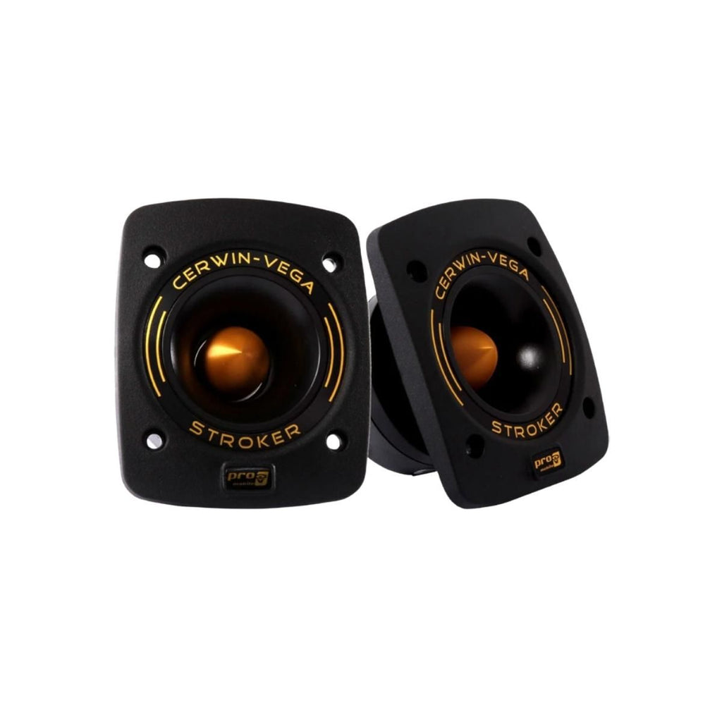 Stroker Pro 1" Compression Bullet Style Super Tweeter Set. CVMPCL1.0T