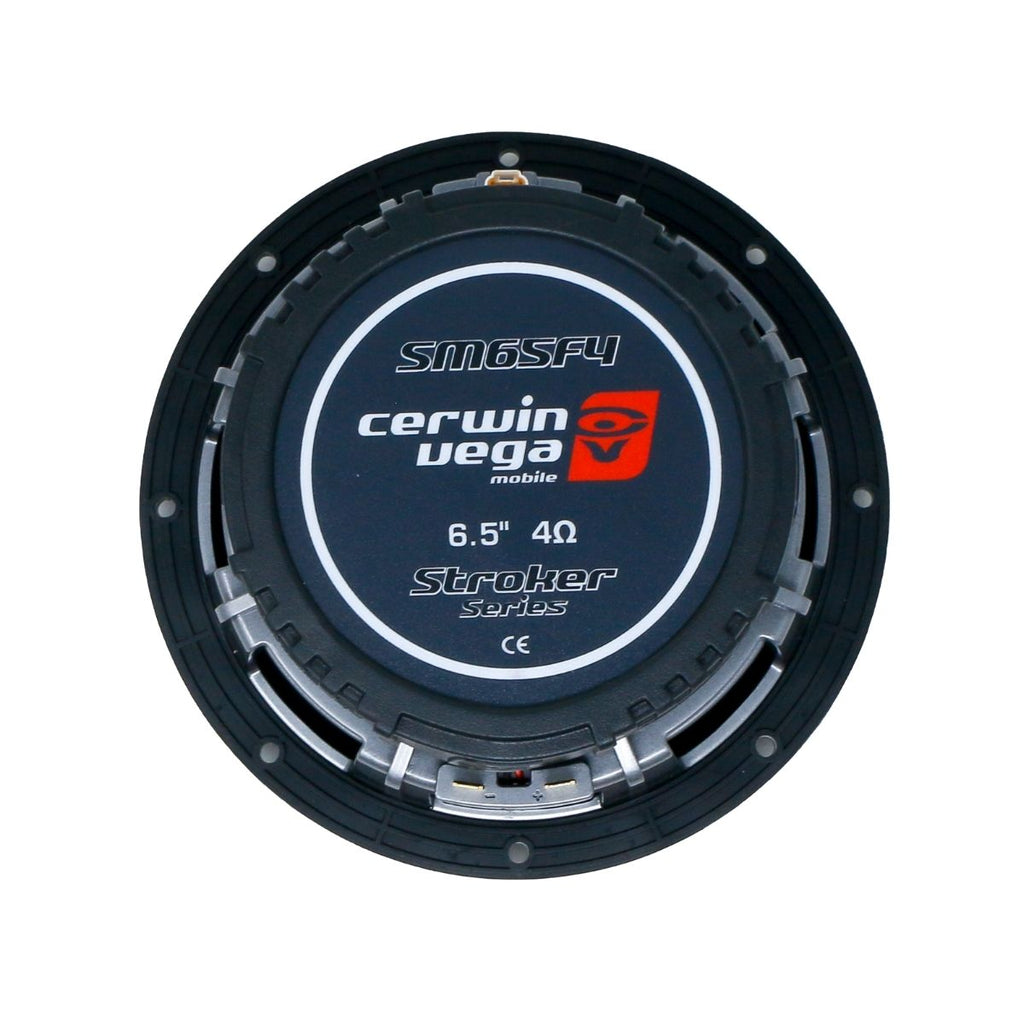 RPM Stroker 2-Way 6.5" 125W RMS 4-Ohm Speaker W/ Flush Mount 1" Titanium Dome Tweeter