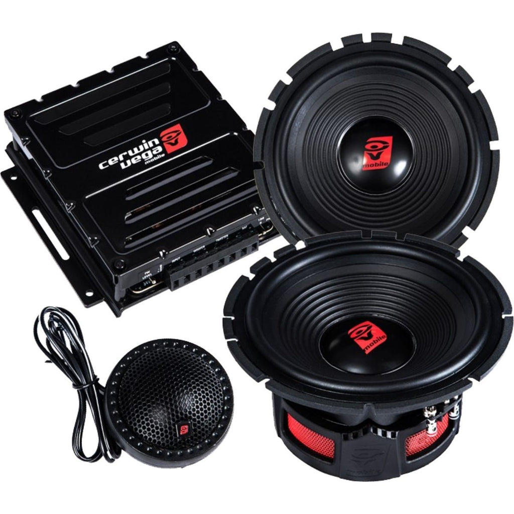 Stroker Pro 6.5" 125W RMS 4 Ohm 2-Way Component Speaker Set
