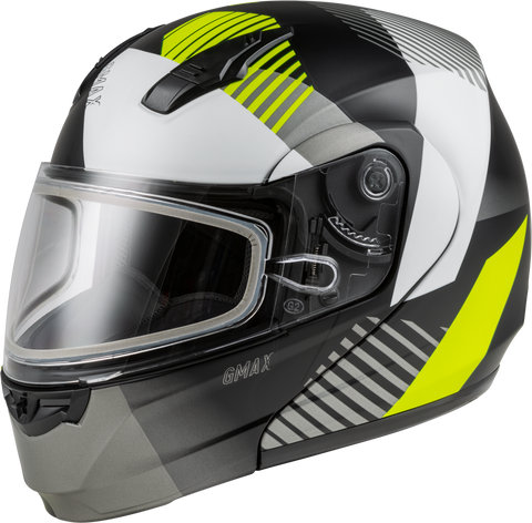 Md 04s Modular Reserve Snow Helmet Matte Black/Hi Vis 2x