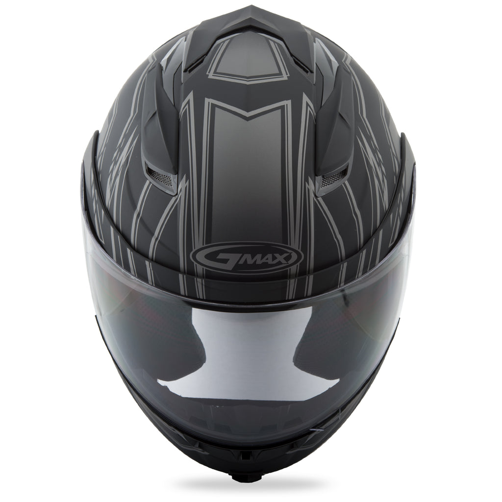 Gm 64 Modular Derk Helmet Matte Black/Silver Xs