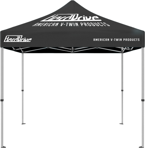 Harddrive Canopy 10x10 Tent Black W/ White Logo