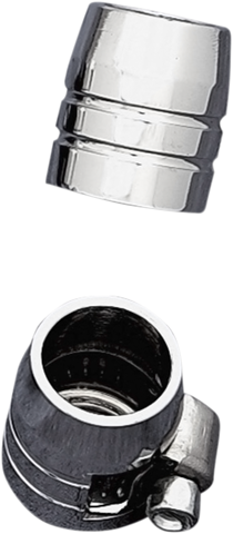 DRAG SPECIALTIES Grooved Hose Clamp - Chrome - 3/8" 03-6204CG-BC202